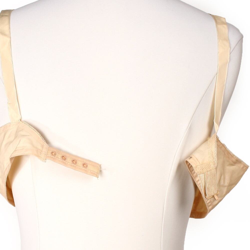 Vintage 1950s Pink Cotton Bra 38B Beauty #7100 Unlined w Shaped Cups - Hey Viv - Picture 4 of 6